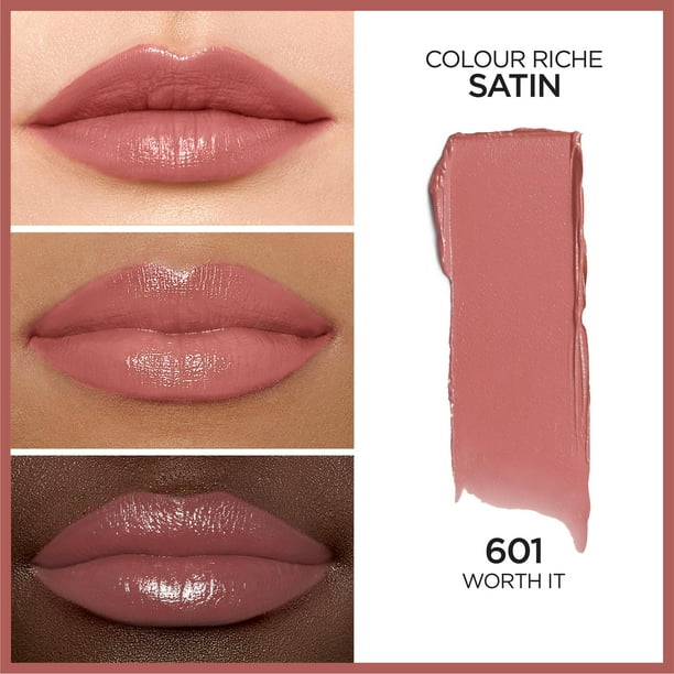 L'Oreal Paris Color Riche Satin Lipstick Infused with Vitamin E, Shade 601 Price It