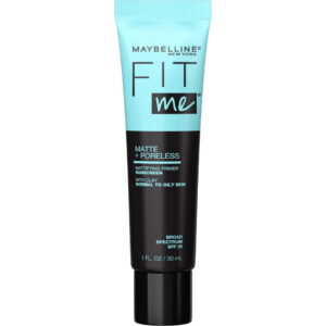 Maybelline Match Me Matte & Poreless Mattifying Face Primer, Clear, 1 fl oz