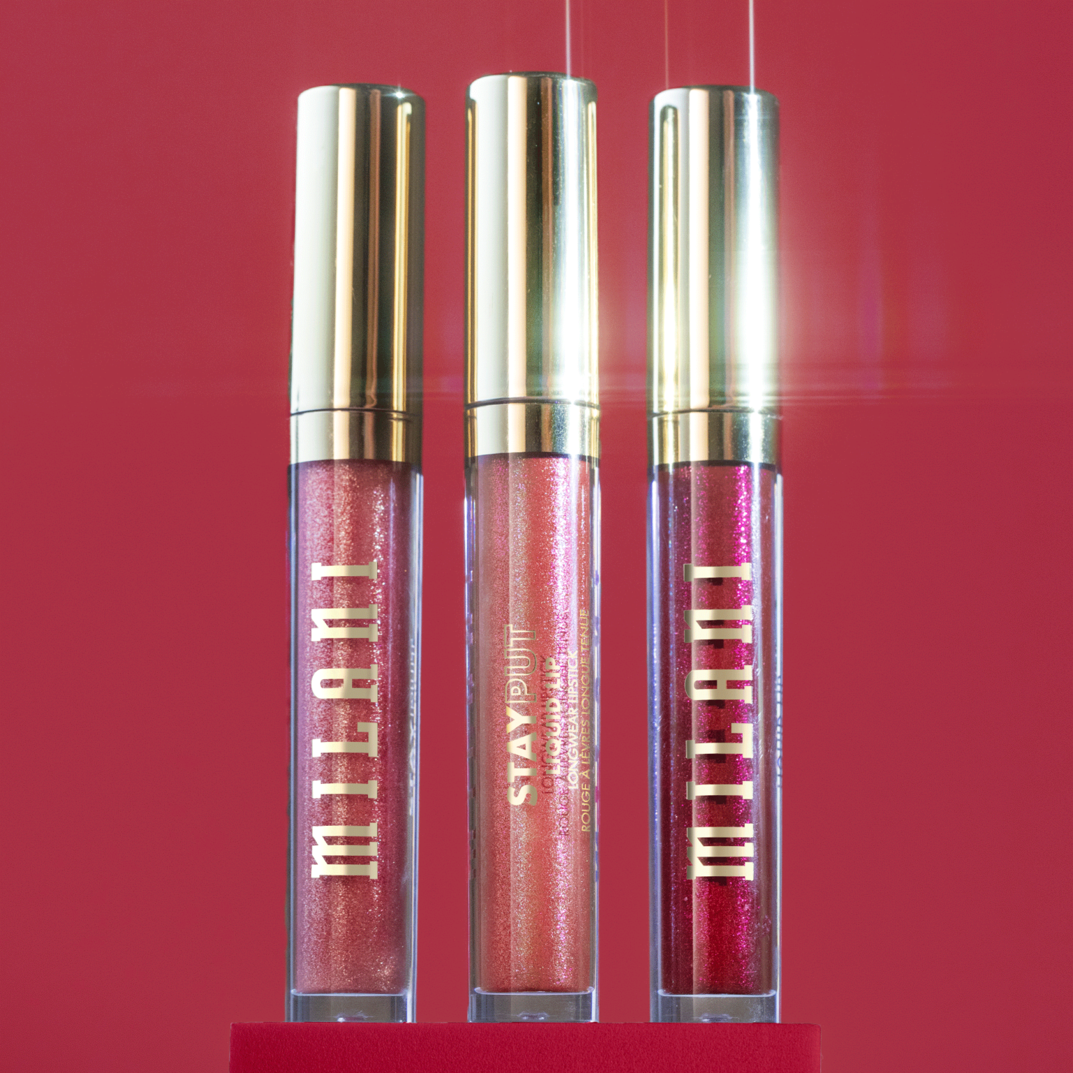 Milani Keep Put Liquid Lip Shimmer Lipstick in Chin Chin